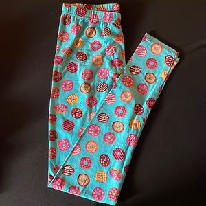 Blue Donuts Buttery Soft New Boutique Leggings.